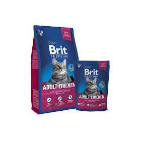 Brit Premium Adult Chicken Urinary Care - суха храна за котки с деликатесно пилешко и пилешки черен дроб
